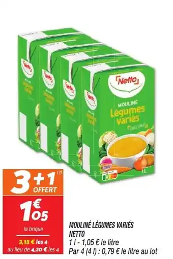 Netto Netto mouline legumes varies offre