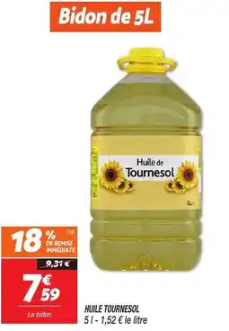 Netto Huile tournesol offre