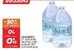 Netto Eau de source offre