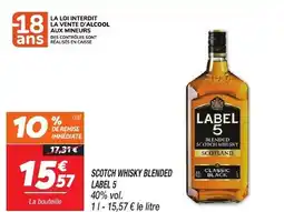 Netto Scotch whisky blended label 5 offre