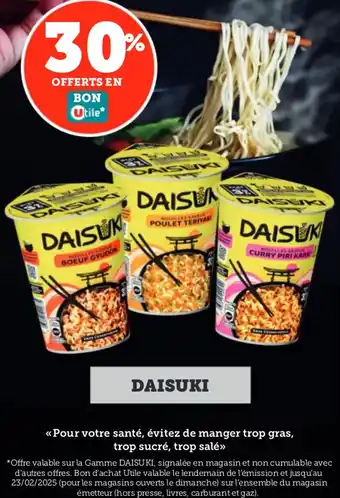 Utile DAISUKI offre