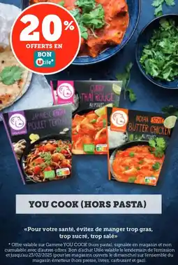 Utile You cook (hors pasta) offre