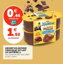 Utile Secret de mousse chocolat au lait la laitiere offre