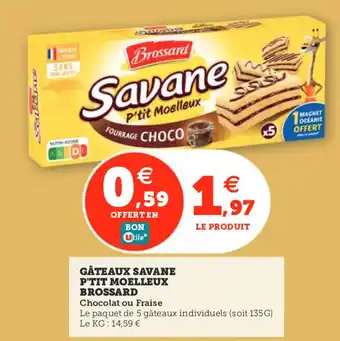 Utile Gateaux savane p tit moelleux brossard offre