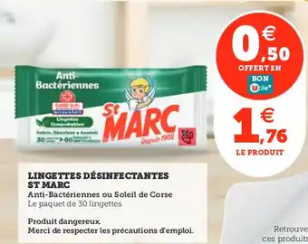 Utile Lingettes desinfectantes st marc offre