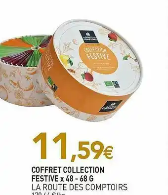 naturéO Coffret Collection Festive X48 La Route Des Comptoirs offre