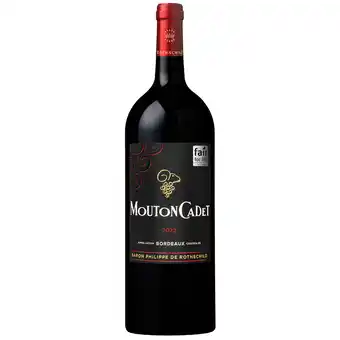 E.Leclerc Magnum Mouton Cadet, 2022 - Bordeaux AOP - Rouge - 1.5 L offre