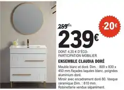 E.Leclerc Brico Ensemble claudia doré offre