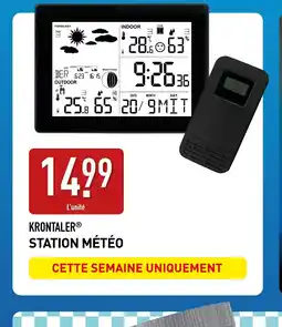 ALDI KRONTALER Station météo offre