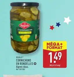 ALDI REGALO Cornichons en rondelles offre