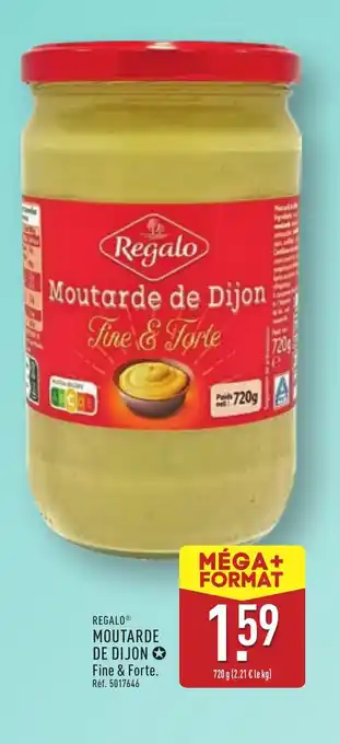 ALDI REGALO Moutarde de dijon offre