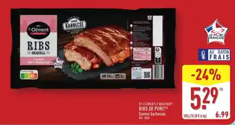 ALDI ST-CLÉMENT LE BOUCHER Robs de porc offre