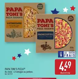 ALDI Papa toni's offre