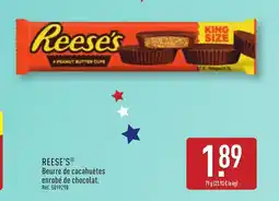 ALDI REESE'S Beurre de cacahuètes enrobé de chocolat offre