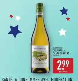 ALDI GREENBRIDGE California chardonnay offre