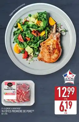 ALDI ST-CLÉMENT LE BOUCHER 15 côtes première de porc offre