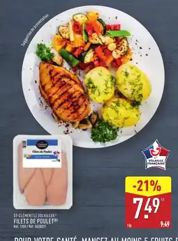 ALDI ST-CLÉMENT LE VOLAILLER Filets de poulet offre