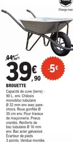 E.Leclerc Brico BROUETTE offre