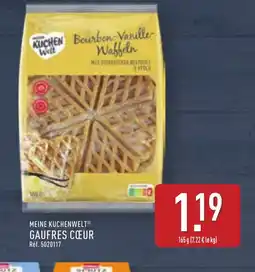 ALDI MEINE KUCHENWELT Gaufres coeur offre