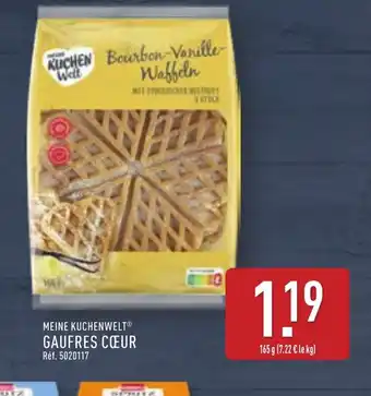 ALDI MEINE KUCHENWELT Gaufres coeur offre