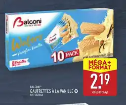 ALDI BALCONI Gaufrettes à la vanille offre