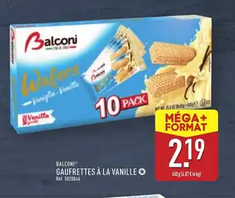 ALDI BALCONI Gaufrettes à la vanille offre