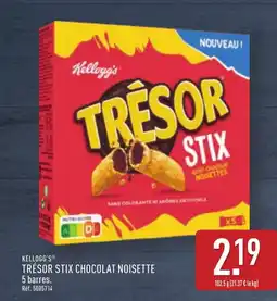 ALDI KELLOGG'S Trésor stix chocolat noisette offre