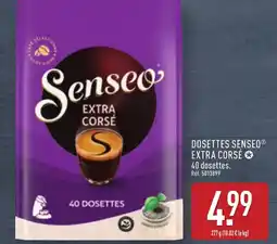 ALDI DOSETTES SENSEO Extra corse offre