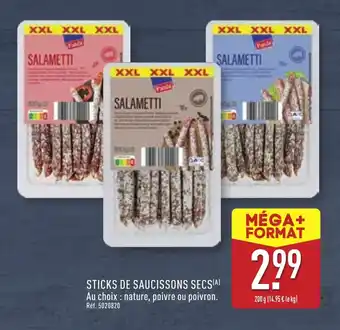 ALDI Sticks de saucissons secs offre