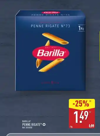 ALDI BARILLA Penne regate offre