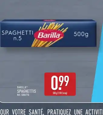 ALDI BARILLA Spaghettis offre