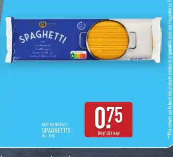 ALDI CUCINA NOBILE Spaghettis offre