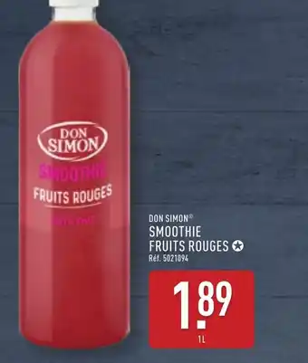 ALDI DON SIMON Smoothie fruits rouges offre