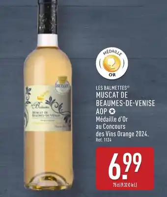 ALDI LES BALMETTES Muscat de beaumes de venise aop offre