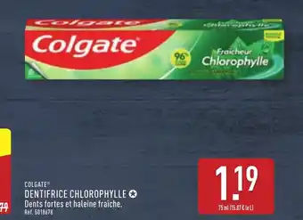 ALDI COLGATE Dentifrice chlorophylle offre