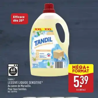 ALDI TANDIL Lessive liquide sensitive offre