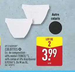 ALDI UP 2 FASHION Culottes offre