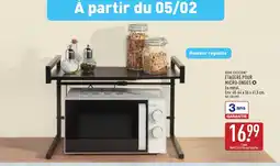 ALDI HOME CREATION Étagère pour micro-ondes offre