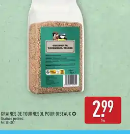 ALDI Graines de tournesol pour oiseaux offre