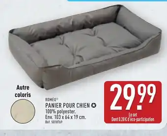 ALDI ROMÉO Panier pour chien offre