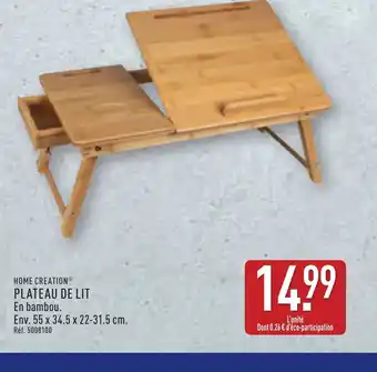 ALDI HOME CREATION Plateau de lit offre