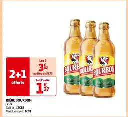 Auchan Supermarché Bourbon Bière offre