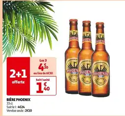 Auchan Supermarché PHOENIX Bière offre