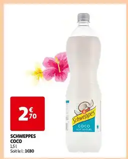 Auchan Supermarché Schweppes Schweppes Coco offre