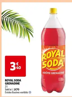 Auchan Supermarché ROYAL SODA Royal soda grenadine offre