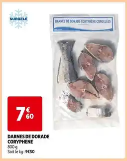 Auchan Supermarché Darnes de Dorade Coryphène offre