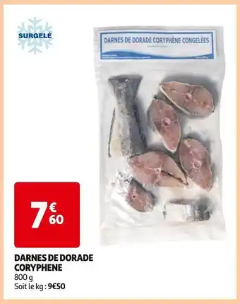 Auchan Supermarché Darnes de Dorade Coryphène offre