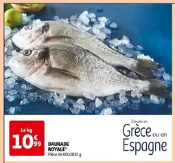 Auchan Supermarché Daurade royale offre