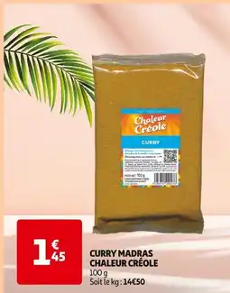 Auchan Chaleur Créole Curry Madras offre