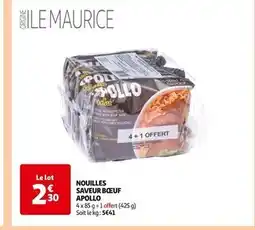 Auchan APOLLO Nouilles saveur bœuf offre